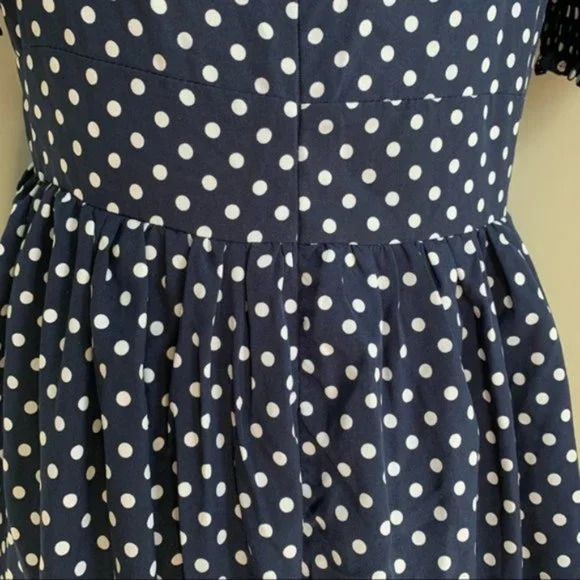 Wild Honey Maxi Maternity Dress in Polka Dot sz M - Picture 7 of 11